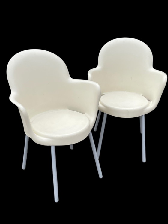 Image 1 of 2x Marcello Ziliane Gogo Chair per Sintesi Made in Italy