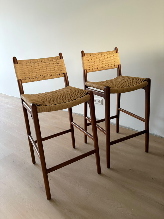 2x New Unused Barstools - Dutch Bone – Wood, Paper (photo 2 of 8)