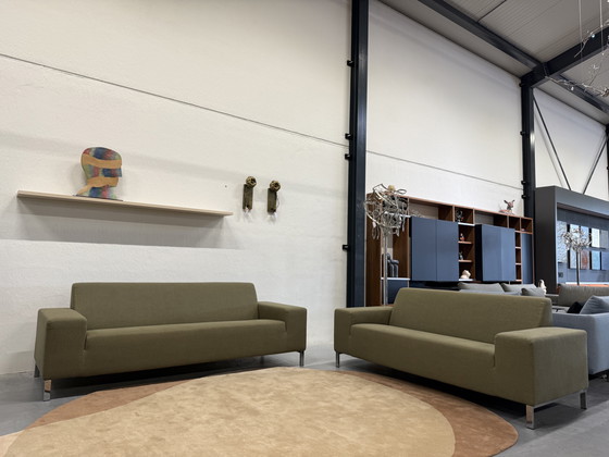 Image 1 of Gelderland 6511 Sofa set 2.5 & 3 Seater Sofa Clay fabric Green