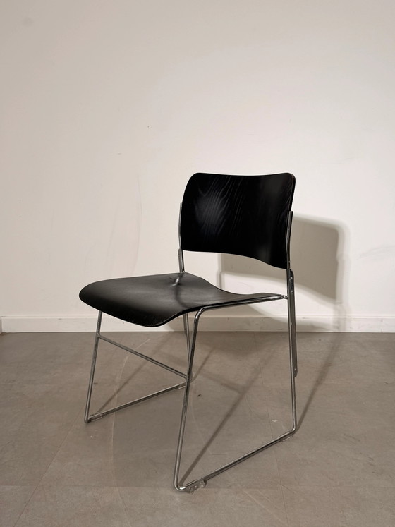 Set of 6 HOWE 40/4 Chairs by David Rowland – Dining chairs (photo 2 of 7)