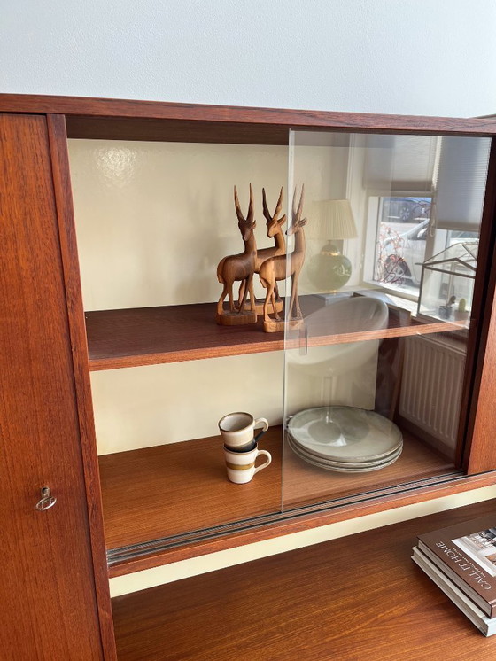 Image 1 of Vintage teak highboard/wall unit, 1960s