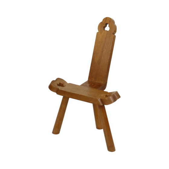 Image 1 of Brutalistischer Dreibeinstuhl aus der Mitte des 20. Jahrhunderts