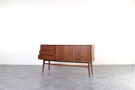 Image 1 of Mid-Century Polish Walnut Sideboard, 1960s.