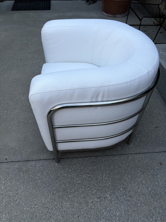 Sillón de diseño Onda de Zanotta – Sillones, Chrome, Textile (photo 10 of 12)