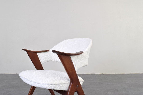 Norwegian Teak Armchair Model Blinken by Sigurd Ressell for Rastad & Relling, 1950s. – Dining chairs, Textile (photo 8 of 11)