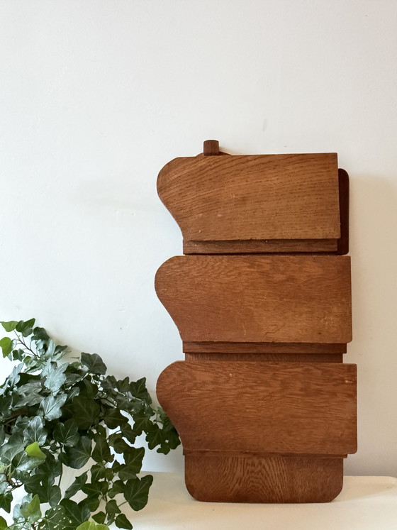 Image 1 of Vintage wooden letter holder from the 60s/70s