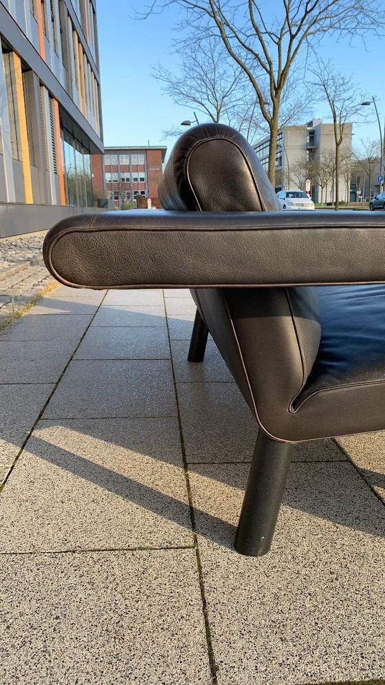 Image 1 of ABSOLUTE RARITY - SOFÁ DE DISEÑO DE SEDE DS 107 Cuero negro