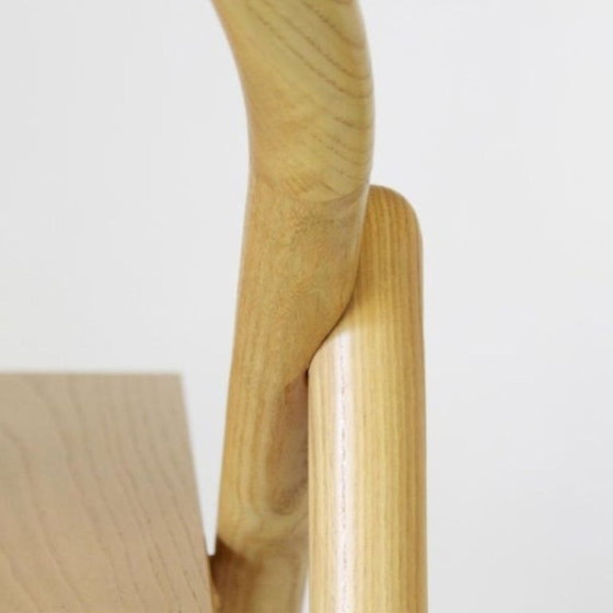 Image 1 of 1x Carrello bar vintage con struttura in legno massello e ruote, Italia anni '80