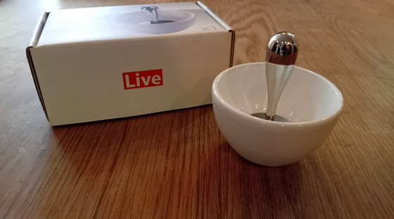 Image 1 of Bowl with spoon 9cm - Steffen Schmelling - Live