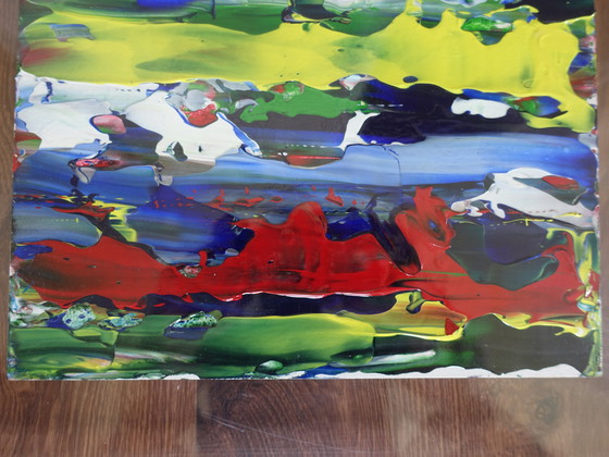 Image 1 of 1 Abstract Work in Perspex Box
