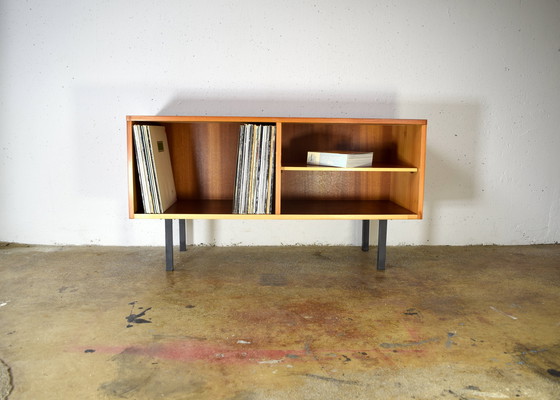 Image 1 of 1960s Vintage Vinyl Records Cabinet Sideboard Cabinet