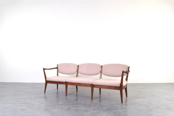 Norwegian Teak Sofa by Fredrik A. Kayser & Adolf Relling for Arnestad Bruk, 1950s – 3-5 seaters, Wood, Wool (photo 3 of 19)