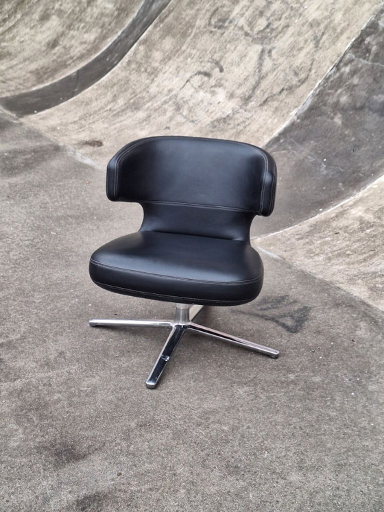 Vitra Petit Repos Schwarz/Braun Leder von Antonio Citterio – Sessel, Leather (photo 3 of 9)
