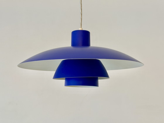 Vintage Louis Poulsen PH 4/3 – Poul Henningsen – blauw – 1960s/70s – Hanglampen, Metal (photo 3 of 15)