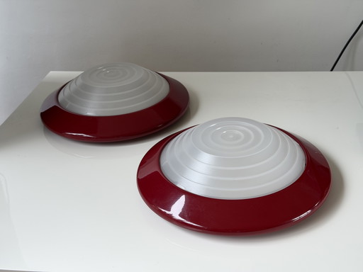 2x Vintage ArteLuce (FLOS) Onda 1 Deckenleuchte