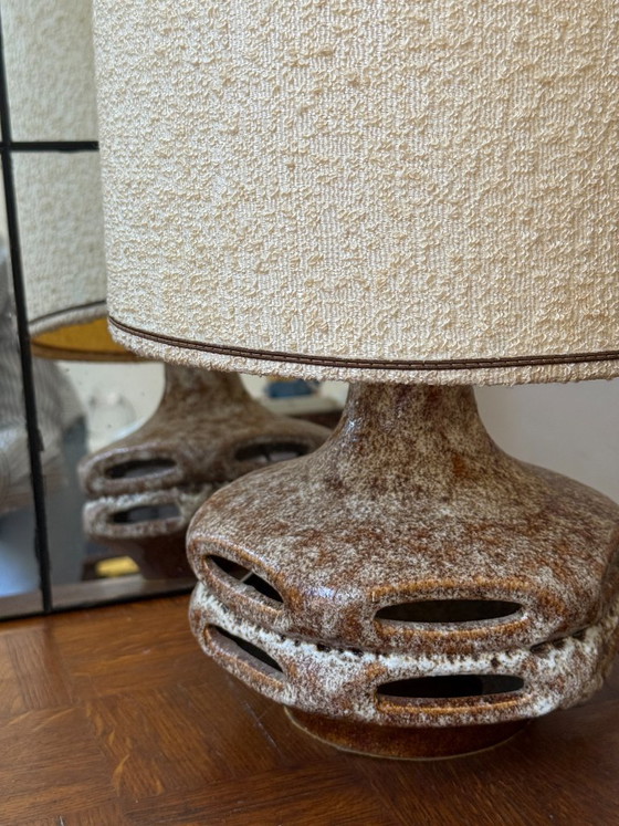 Image 1 of Fat Lava ceramic lamp - Mid century 1970