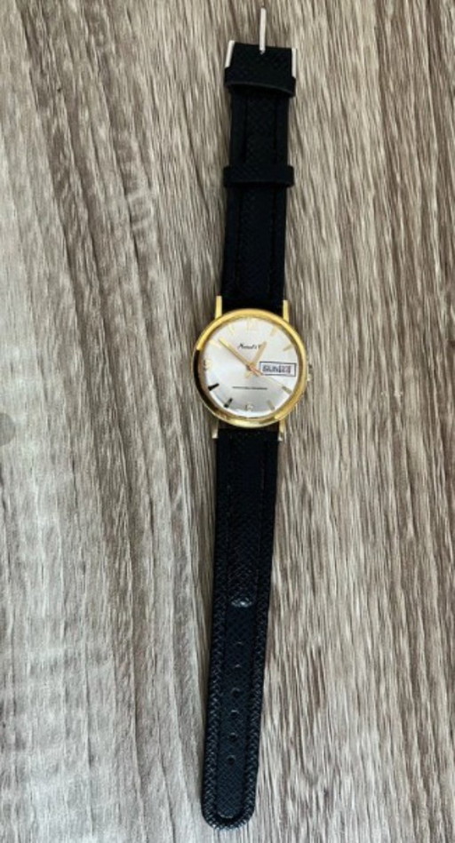 Vintage Marcel & Cie horloge – Zwitsers mechanisch – Dag-datum – Uitzonderlijke staat