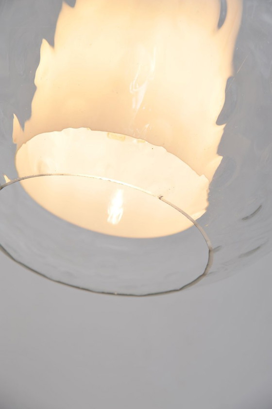 Image 1 of Lampe à suspension en verre de Peill & Putzler (années 1950)