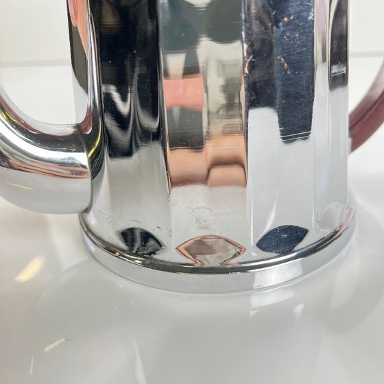 Image 1 of Set da caffè vintage in metallo cromato e bachelite, anni '40/'50
