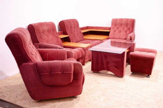 Image 1 of Wohnzimmergarnitur aus dem Ostblock, 1980er Jahre, Tschechoslowakei