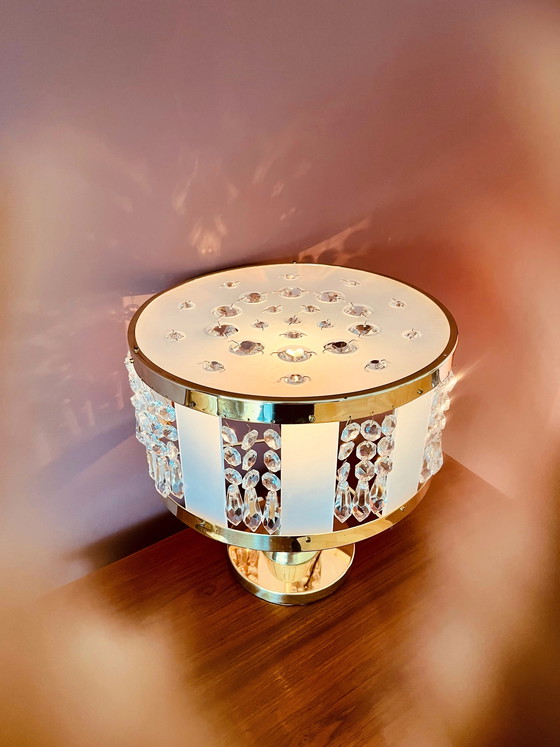 Image 1 of Lampe de table style Mid-Century par Jablonecke Sklarny