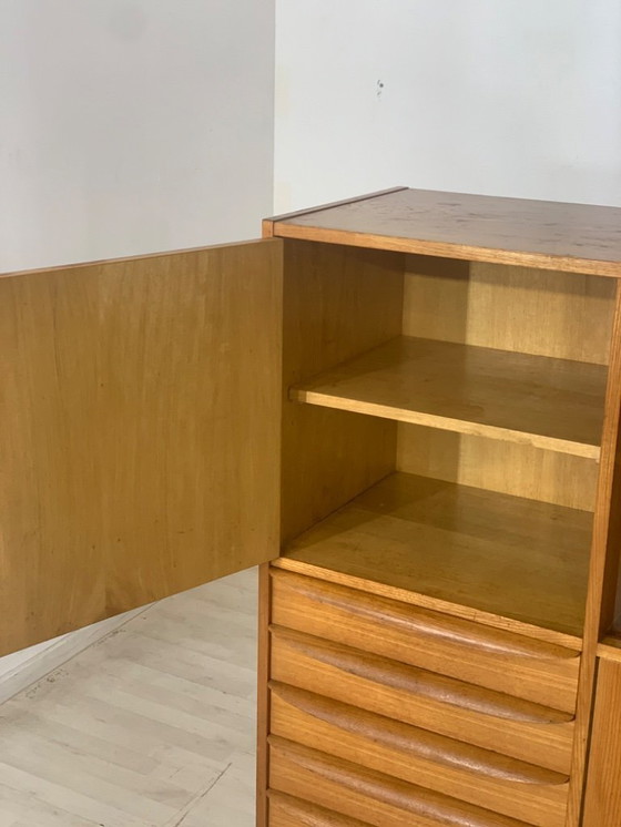 Image 1 of Vintage HellerauDish cupboard Living room cupboard highboard