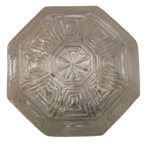 NOS Wika hexagon ceiling lamp ceiling lamp glass vintage