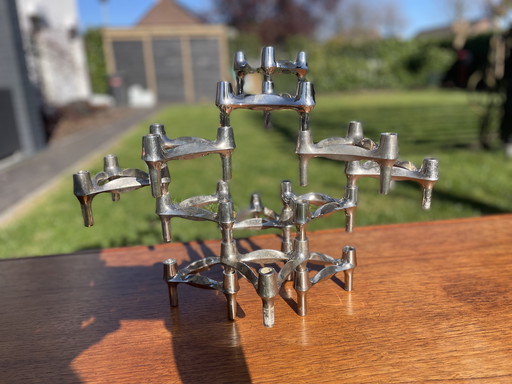 12 BMF Stoff Nail Candlesticks