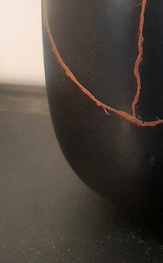 Image 1 of Traditional kintsugi soliflore vase wabi-sabi 
