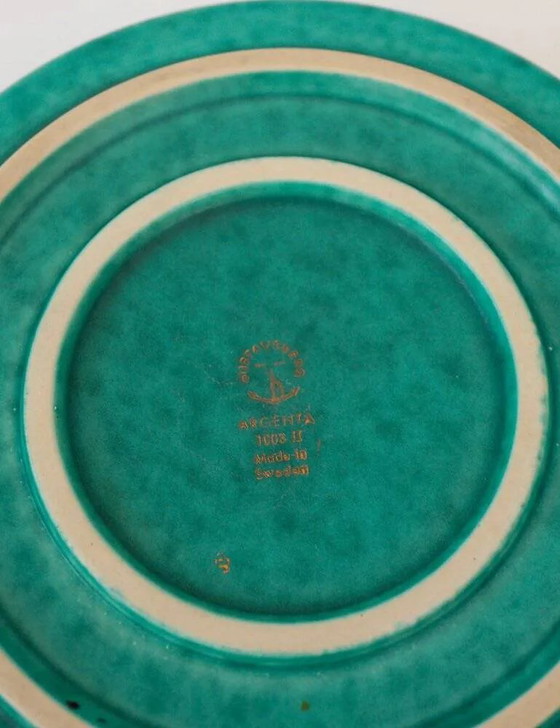 Image 1 of Assiette Grace Argenta par Wilhelm Kåge pour Gustavsberg