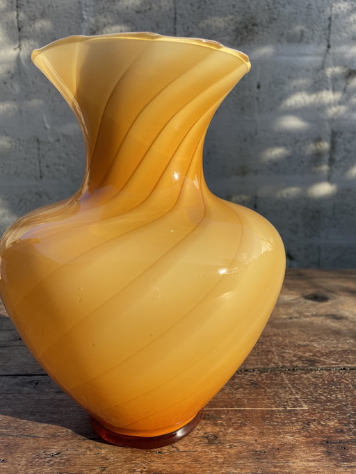 Murano Swirl Vase 1970