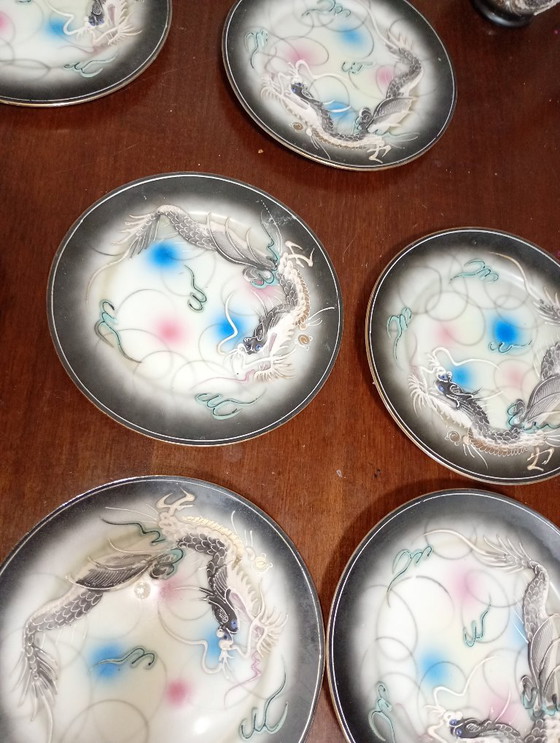 Image 1 of Juego de café y té japonés Satsuma