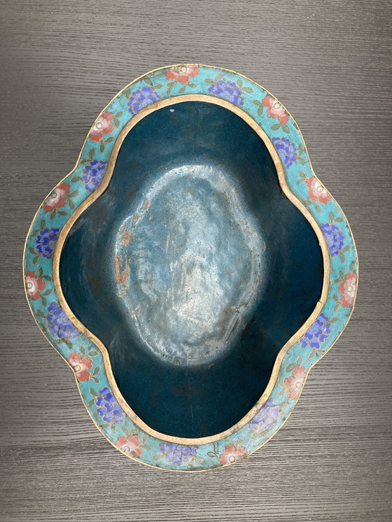 Image 1 of Jardinera de cloisonné