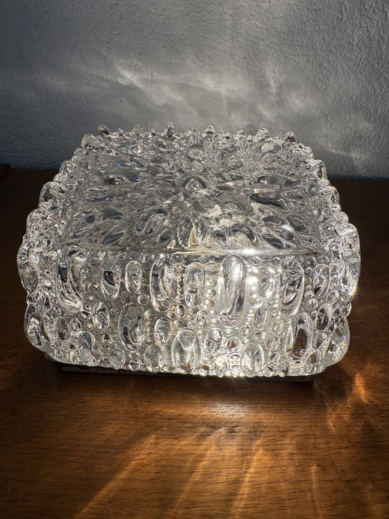 Image 1 of Deckenleuchte Pressglas Limburg, Helena Tynell 60er Jahre