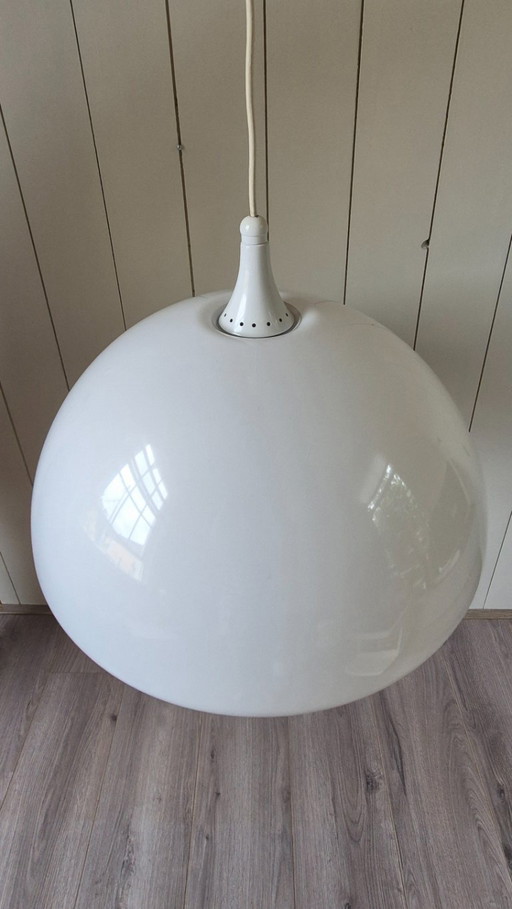 Suspension vintage Martinelli Luce modèle 1800 XL style futuriste