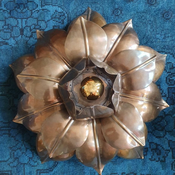 Image 1 of Juego XL de apliques florales de pared/techo - Banci Firenze - Mid-Century - Hollywood Regency