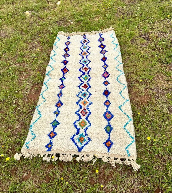 Handgefertigter marokkanischer Teppich 2.5x1.5m – Teppiche & Läufer, Wool, Cotton (photo 7 of 7)