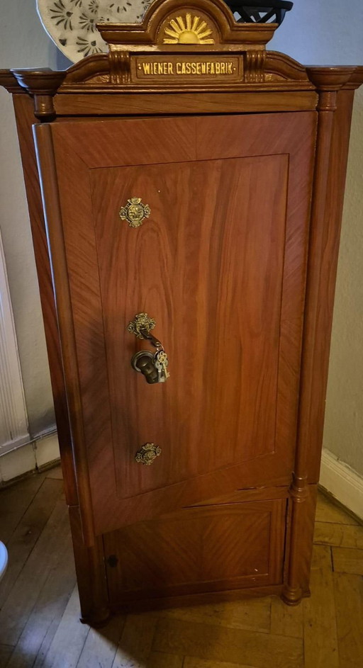 Coffre-fort de la fabrique de caisses de Vienne, vers 1900