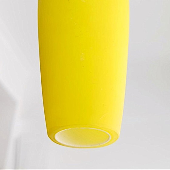 Minimalistische gele glazen druppel hanglamp – Happy Light, Hanglampen, Aluminium, Glass (photo 5 of 7)