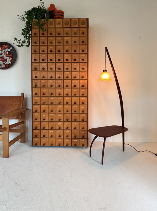 Lampe canne à pêche vintage années 60