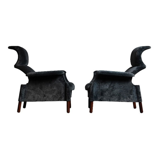 Image 1 of 2x poltrone sanluca di achille e pier giacomo castiglioni per gavina, italia 1960