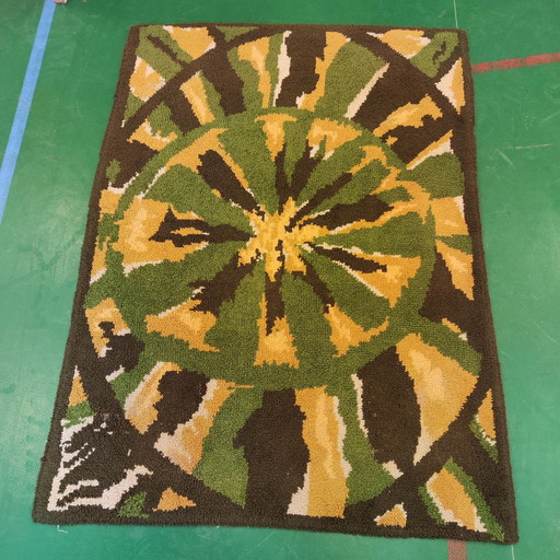 Raumfahrteppich 70er 80er Jahre