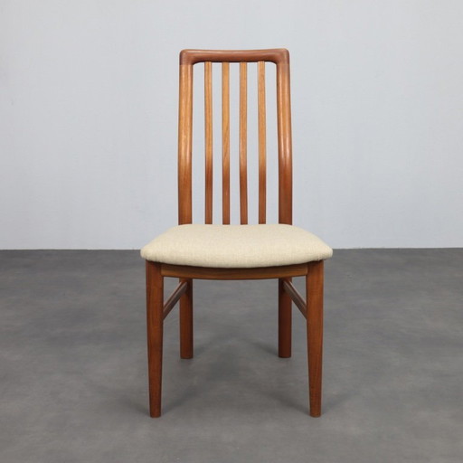 Ensemble de 4 chaises de salle à manger par Kai Kristiansen pour Schou Andersens, Danemark, 1970