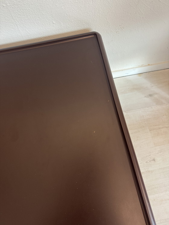 Image 1 of Tavolino da caffè Space Age color cioccolato di Peter Ghyczy per Horn Collections