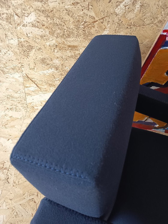 Image 1 of CASSINA Utrecht 637 armchair in Midnight BLUE Kvadrat wool by Gerrit Rietveld