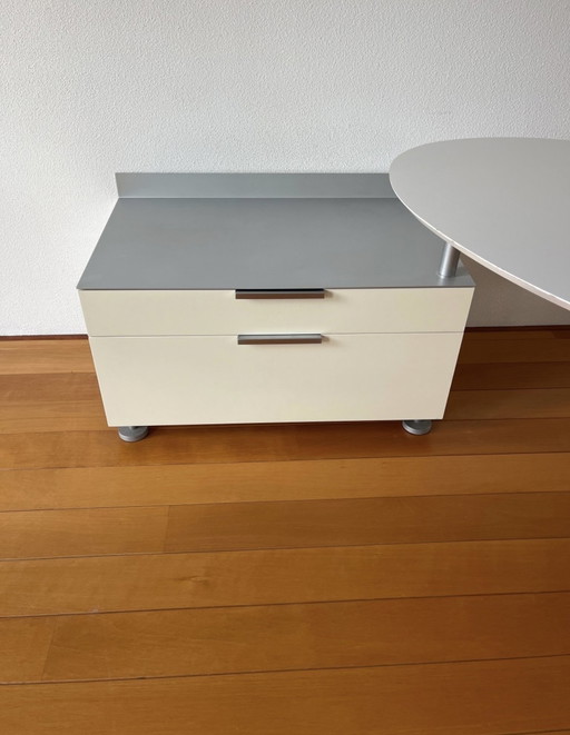 Scrivania con cassettiera Ligne Roset