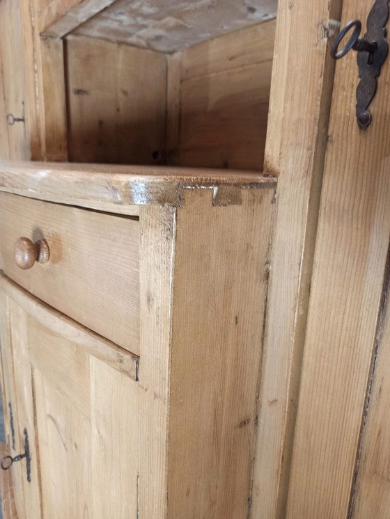 Buffet ancien en pin massif – Armoires murales, Wood (photo 14 of 15)