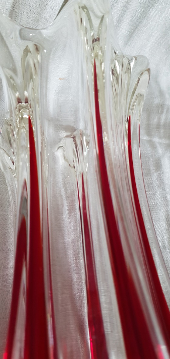 Image 1 of Jarrón de cristal de Murano de 28 cm