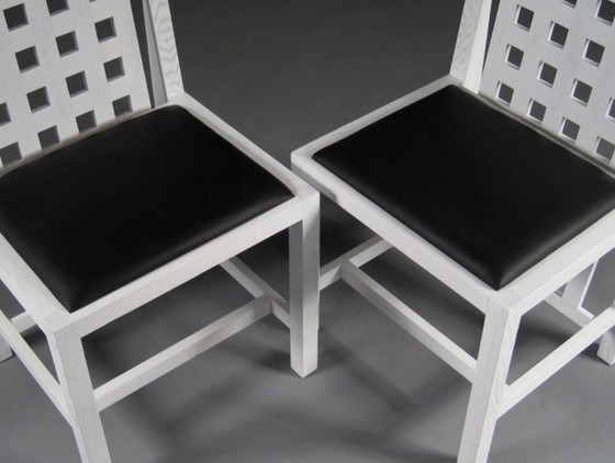 2 Sedie, Riproduzione, Poltrona Candida Cottage, Charles Rennie Mackintosh, Nuovo – Poltrone, Wood (photo 5 of 5)