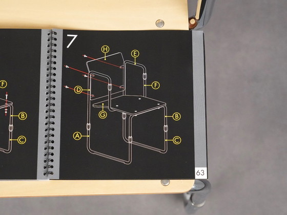 Sedia HOPMI di Gerrit Rietveld, Paesi Bassi, 2013, Edizione limitata 129/150 – Sedie da pranzo, Metal, Wood (photo 13 of 13)